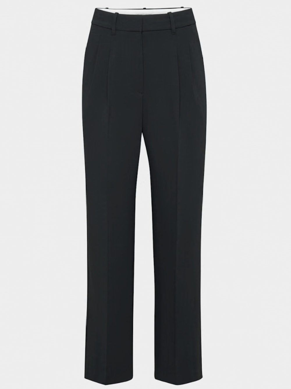 Aritzia Black Effortless Pant Curve-Fit Crepette Size 2 Short